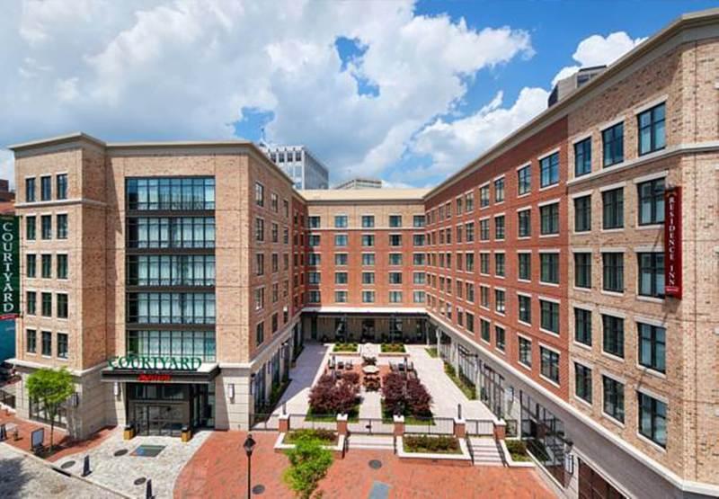Hotel Courtyard By Marriott Richmond Downtown Exterior foto